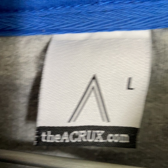 The Acrux logo hoodie long sleeve sweatshirt grey - Picture 4 of 6